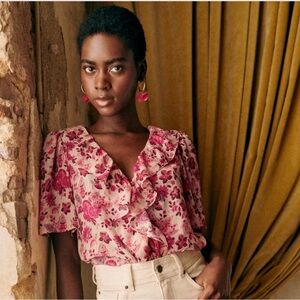 EUC- Sezane blouse - Size 6 (38) - Price is firm